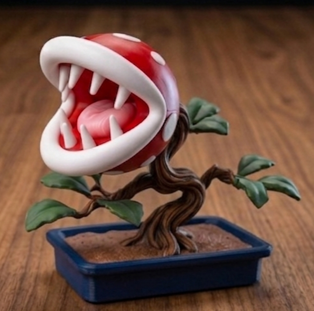 马力欧食人花盆栽